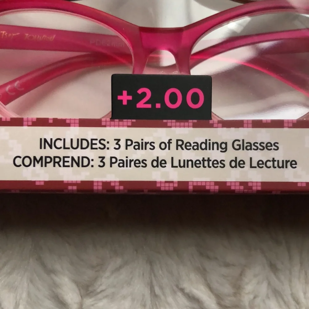 Betsey Johnson Reading Glasses 2.00
